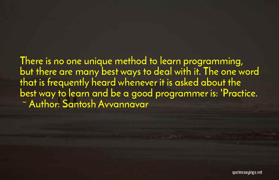 Santosh Avvannavar Quotes 1760443