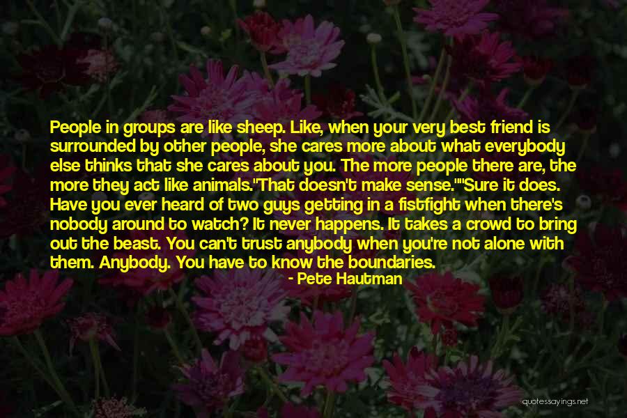 Saoussen Salhi Quotes By Pete Hautman Saoussen Salhi Quotes By Pete Hautman