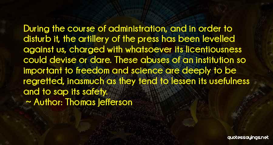 Sap Quotes By Thomas Jefferson