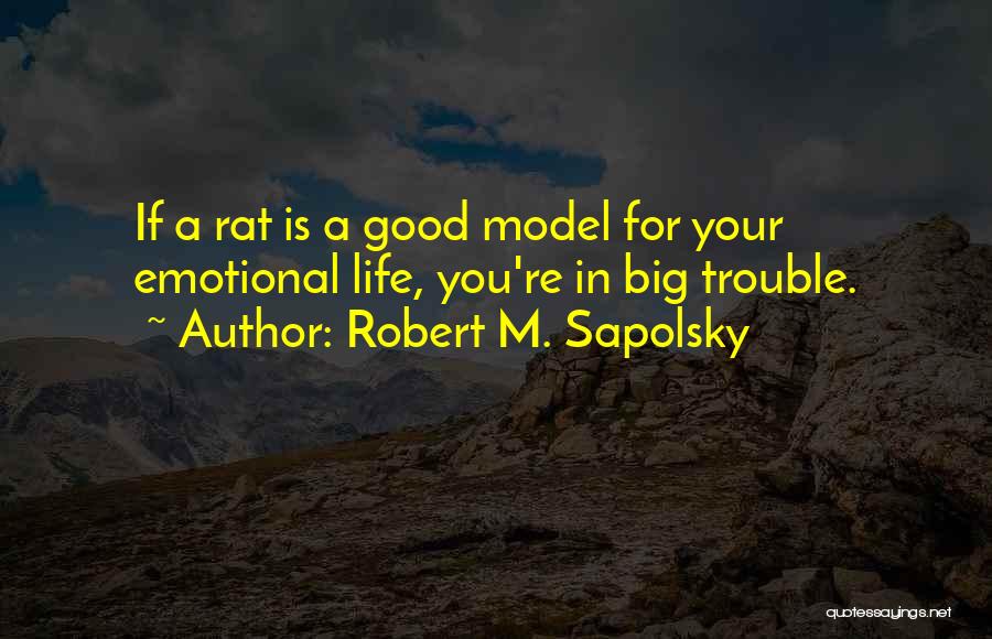 Sapolsky Quotes By Robert M. Sapolsky