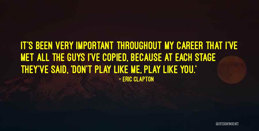 Sapore Di Mare Quotes By Eric Clapton Sapore Di Mare Quotes By Eric Clapton