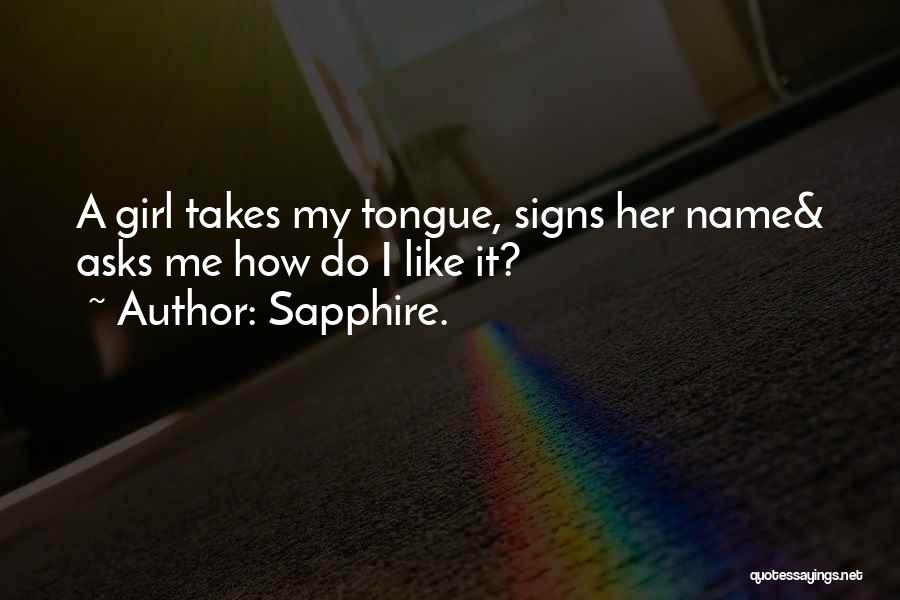 Sapphire. Quotes 153269