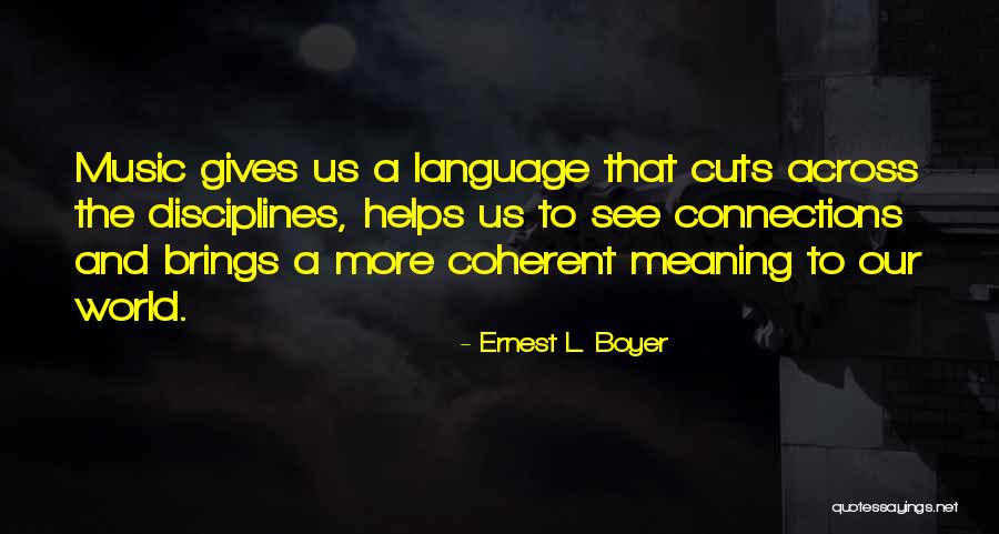 Sapraicone Quotes By Ernest L. Boyer Sapraicone Quotes By Ernest L. Boyer