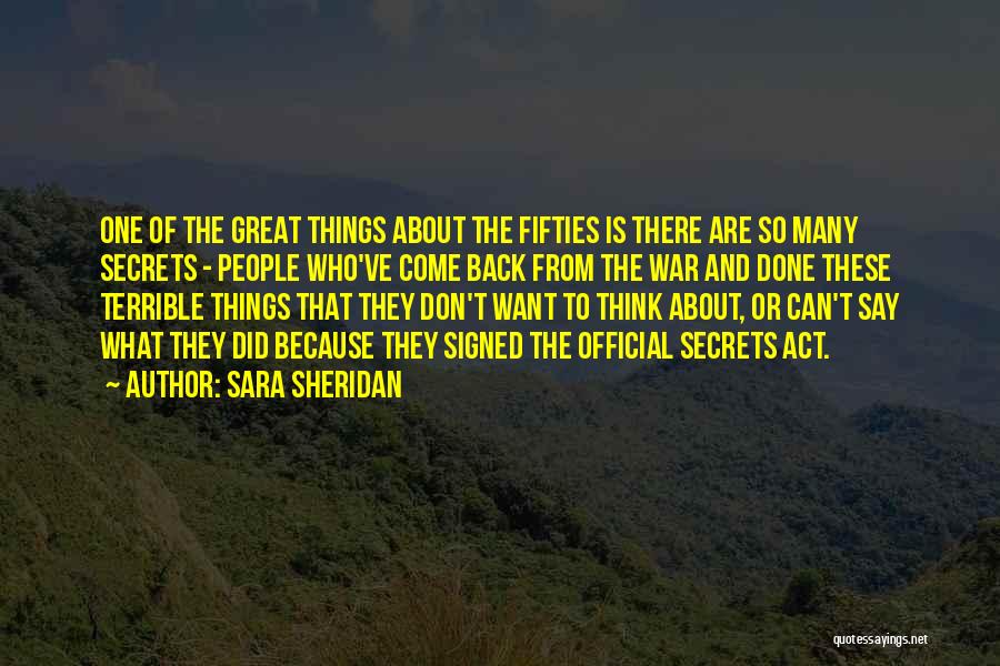 Sara Sheridan Quotes 1344006