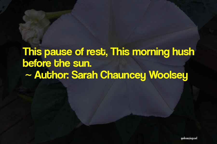 Sarah Chauncey Woolsey Quotes 1510107