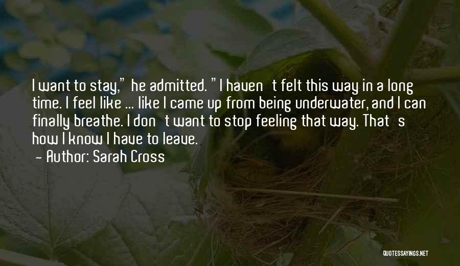 Sarah Cross Quotes 1343471