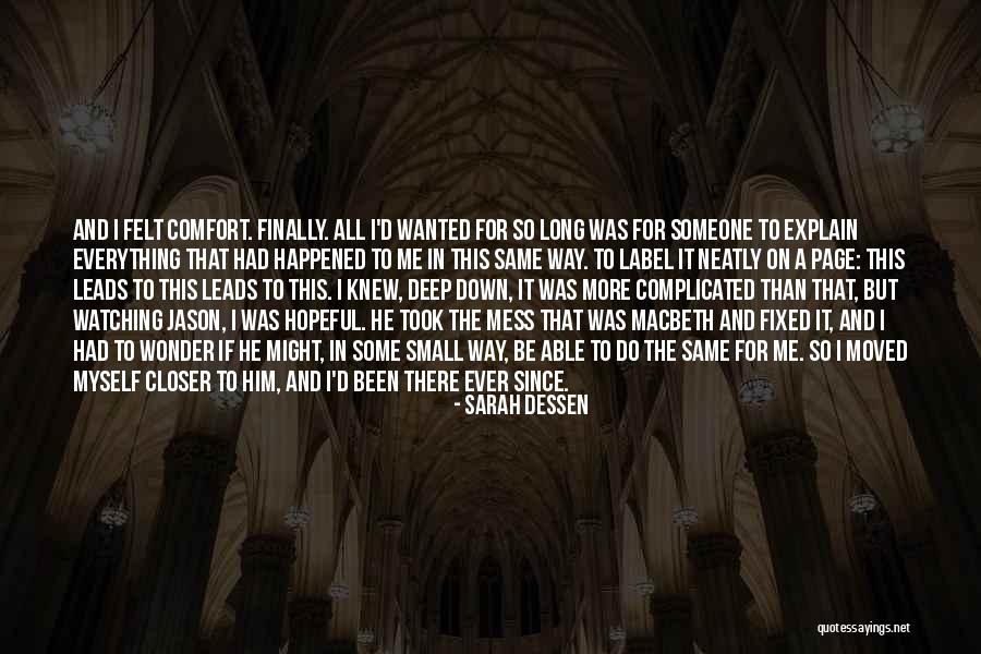 Sarah Dessen Quotes 215137 Sarah Dessen Quotes 215137