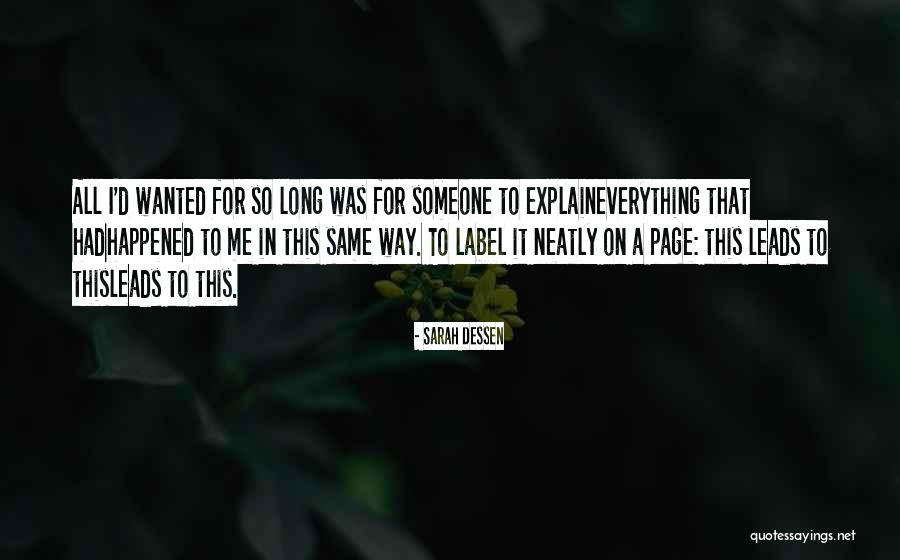 Sarah Dessen Quotes 735983 Sarah Dessen Quotes 735983