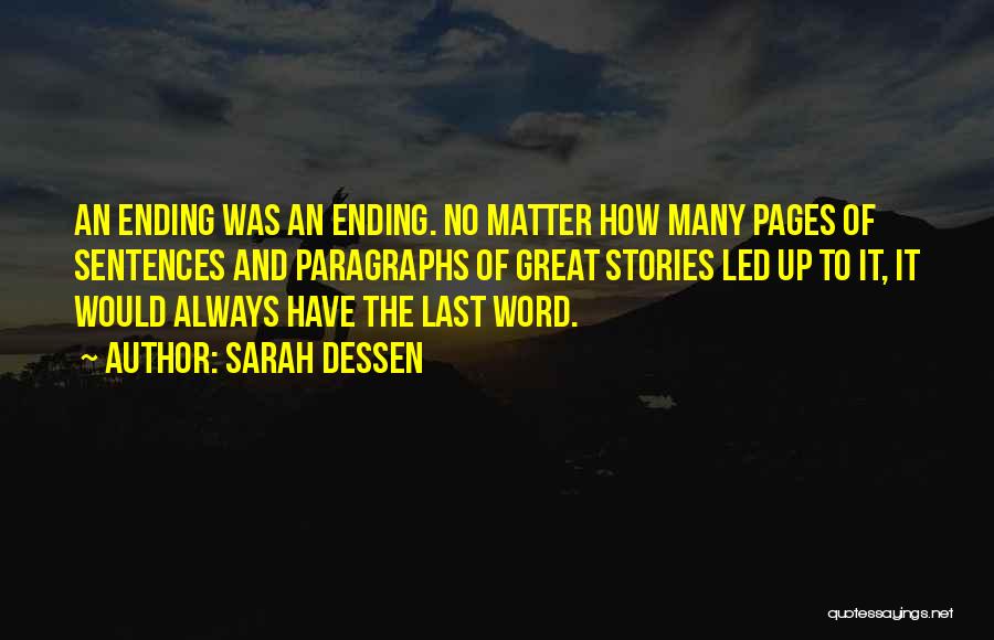 Sarah Dessen Quotes 945086