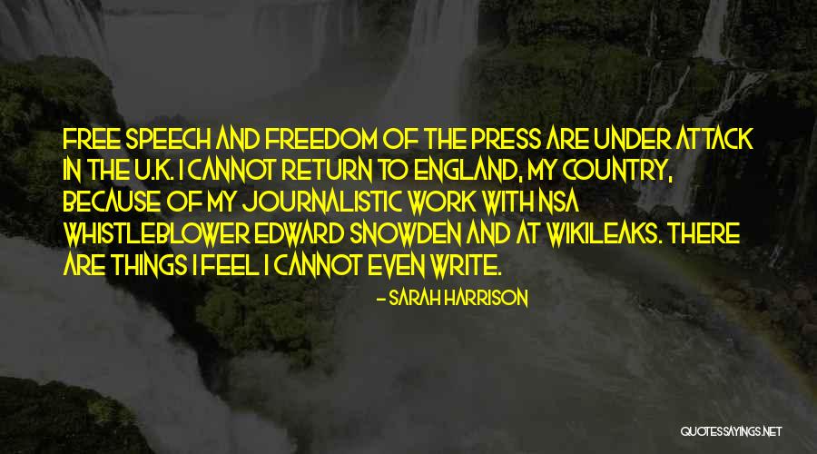 Sarah Harrison Quotes 1943049