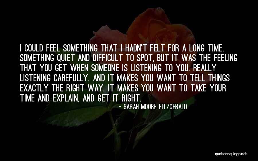 Sarah Moore Fitzgerald Quotes 1563999