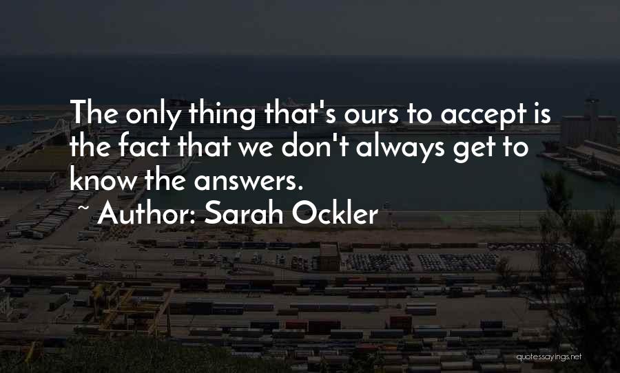 Sarah Ockler Quotes 2097984