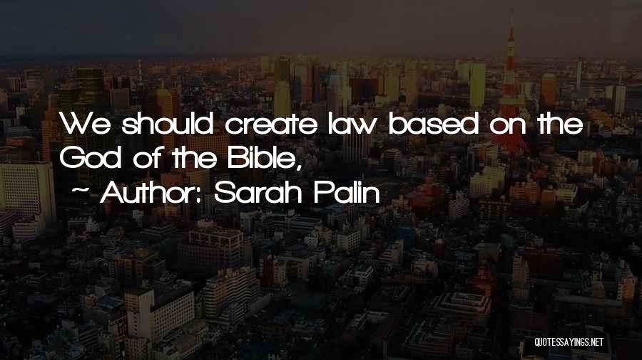 Sarah Palin Bible Quotes By Sarah Palin