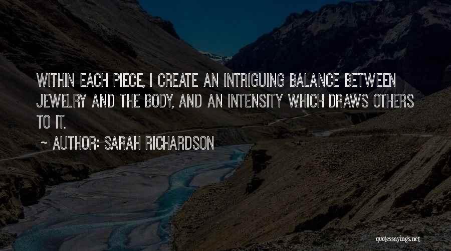 Sarah Richardson Quotes 846057