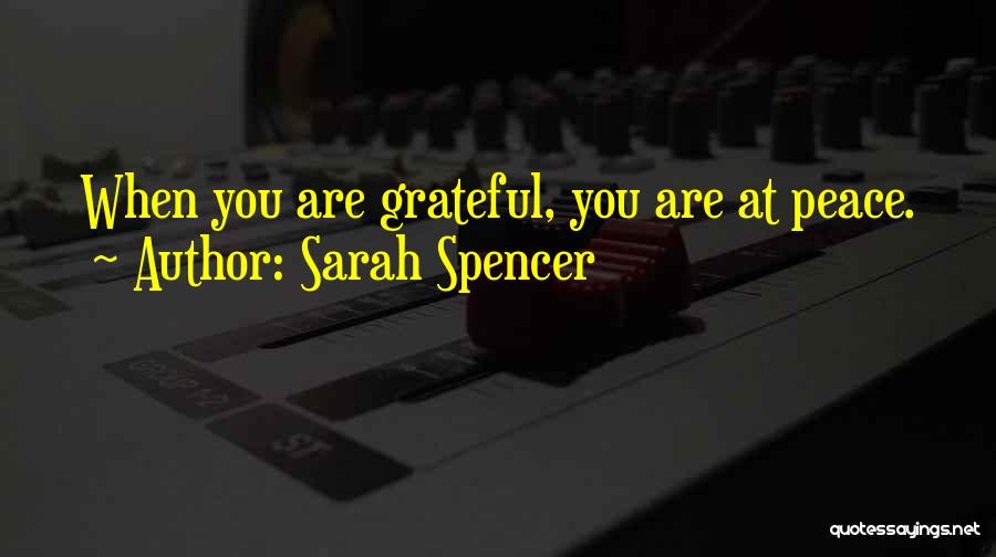Sarah Spencer Quotes 261845