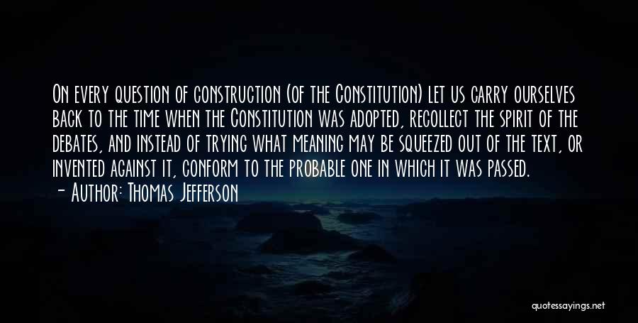 Sarah Swafford Quotes By Thomas Jefferson