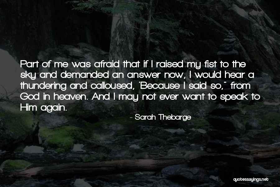 Sarah Thebarge Quotes 843389