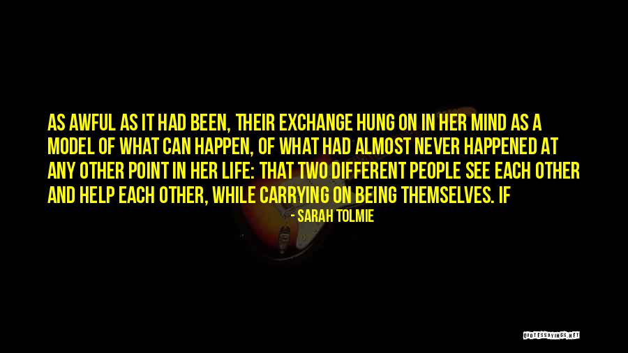 Sarah Tolmie Quotes 118363