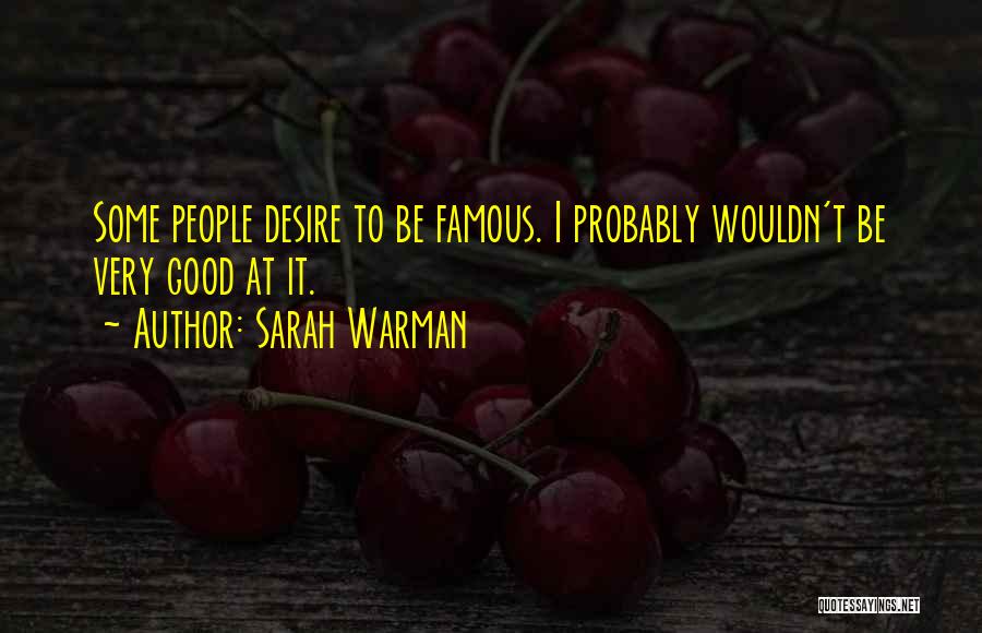 Sarah Warman Quotes 532347