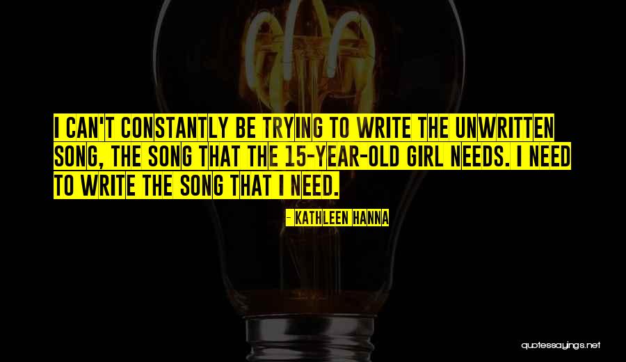 Sarai Quotes By Kathleen Hanna Sarai Quotes By Kathleen Hanna