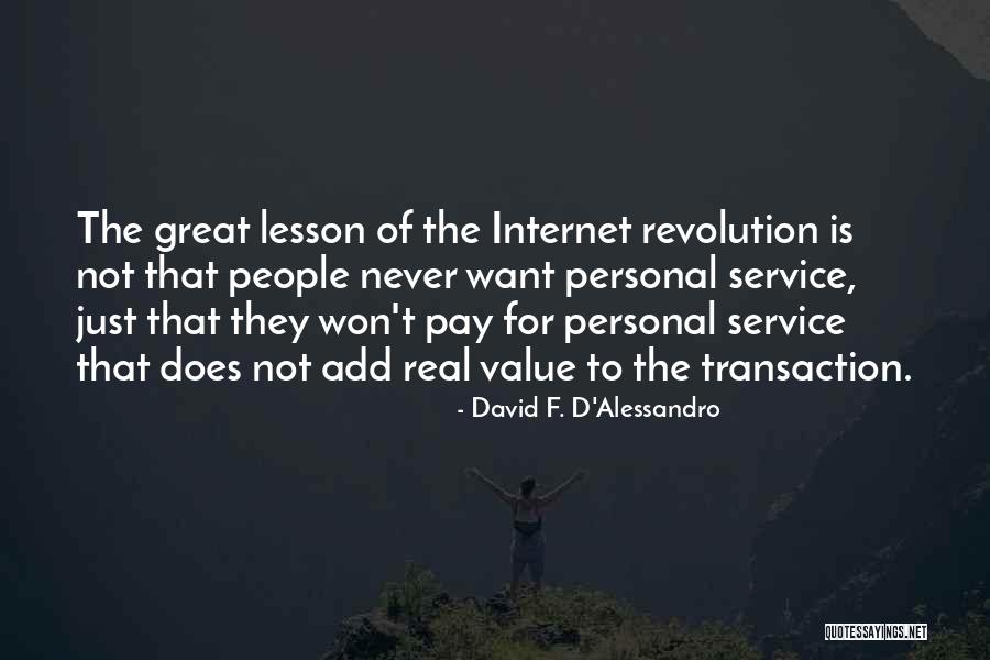 Saralinda Jackson Quotes By David F. D'Alessandro Saralinda Jackson Quotes By David F. D'Alessandro