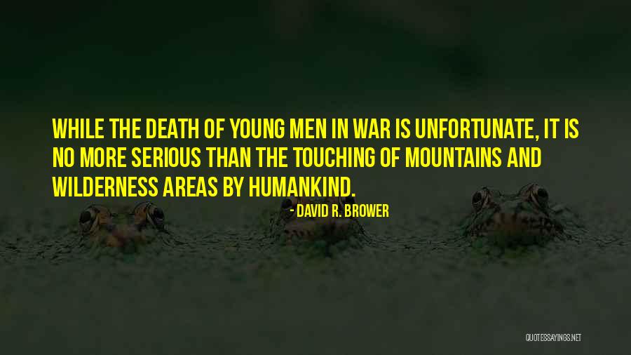 Saranya Pradeep Quotes By David R. Brower