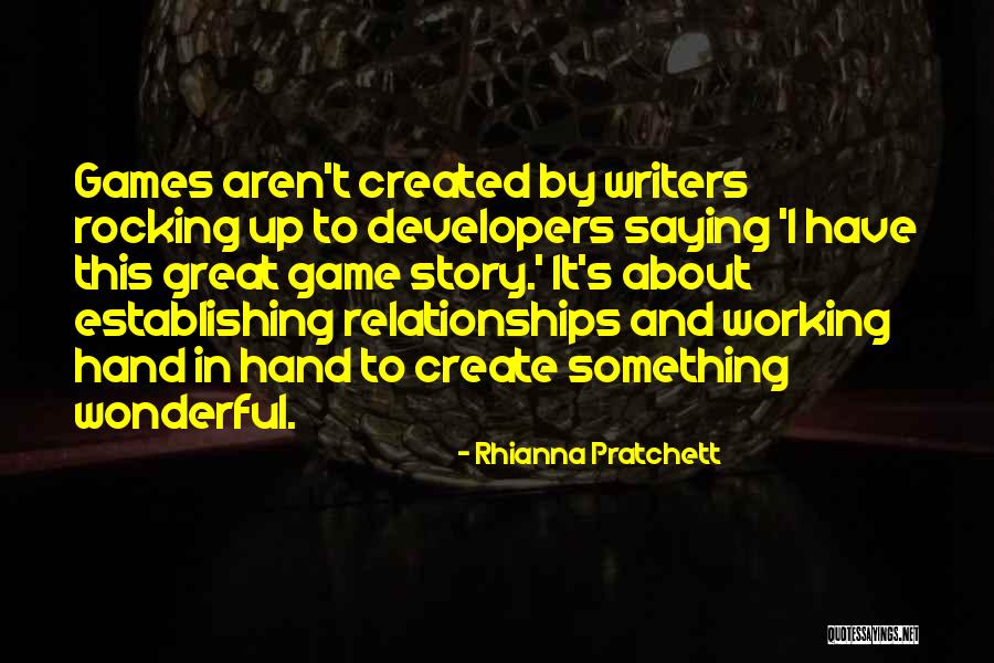 Sarayan News Quotes By Rhianna Pratchett Sarayan News Quotes By Rhianna Pratchett