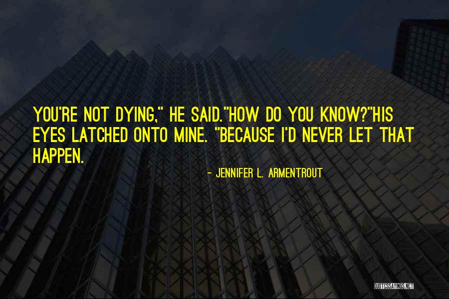 Sarcastic One Liners Quotes By Jennifer L. Armentrout