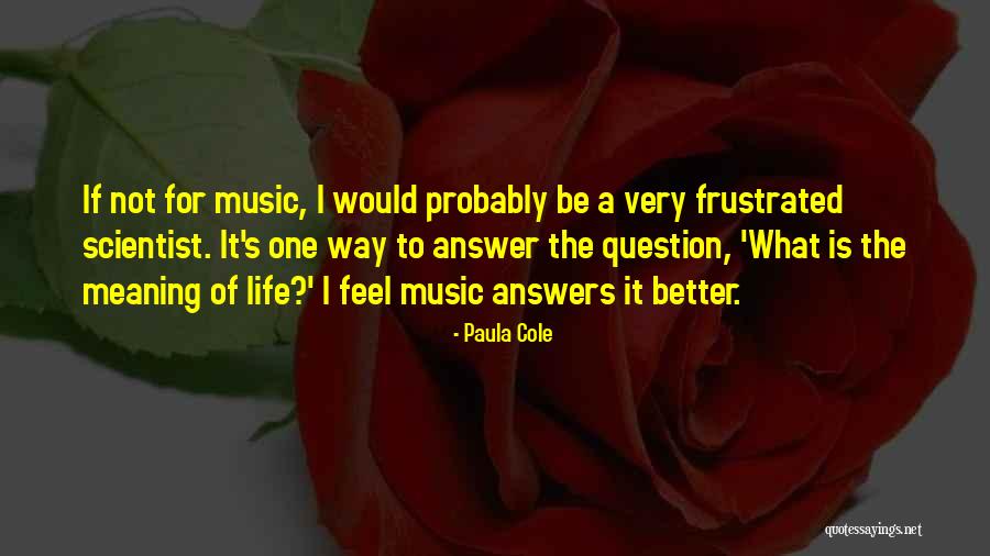 Saremo Sala Quotes By Paula Cole