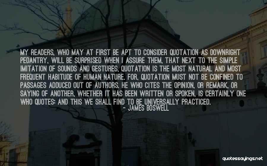 Sareni Rolat Quotes By James Boswell Sareni Rolat Quotes By James Boswell