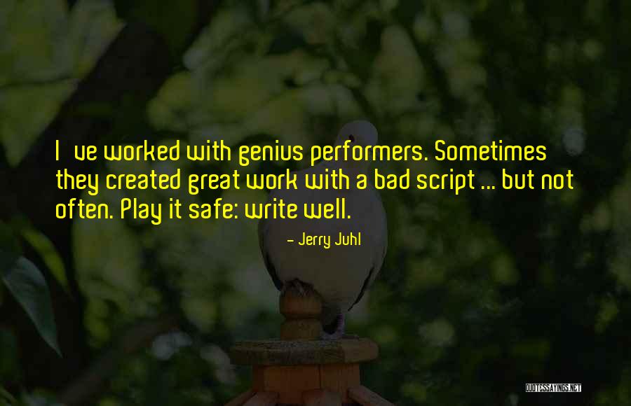 Sarico Quotes By Jerry Juhl Sarico Quotes By Jerry Juhl
