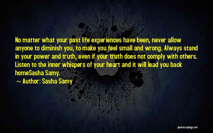 Sasha Samy Quotes 479492
