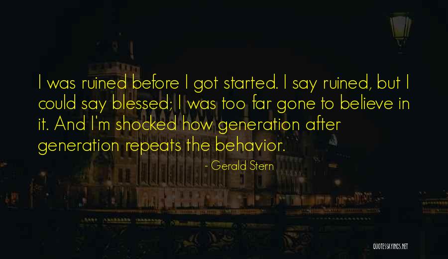 Sasha Stone Quotes By Gerald Stern Sasha Stone Quotes By Gerald Stern