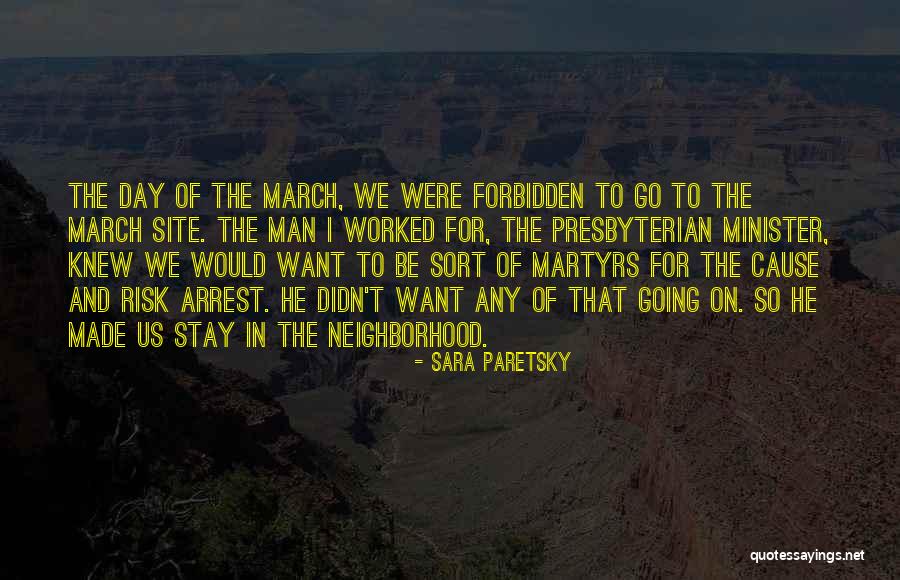 Saslaw Pro Quotes By Sara Paretsky