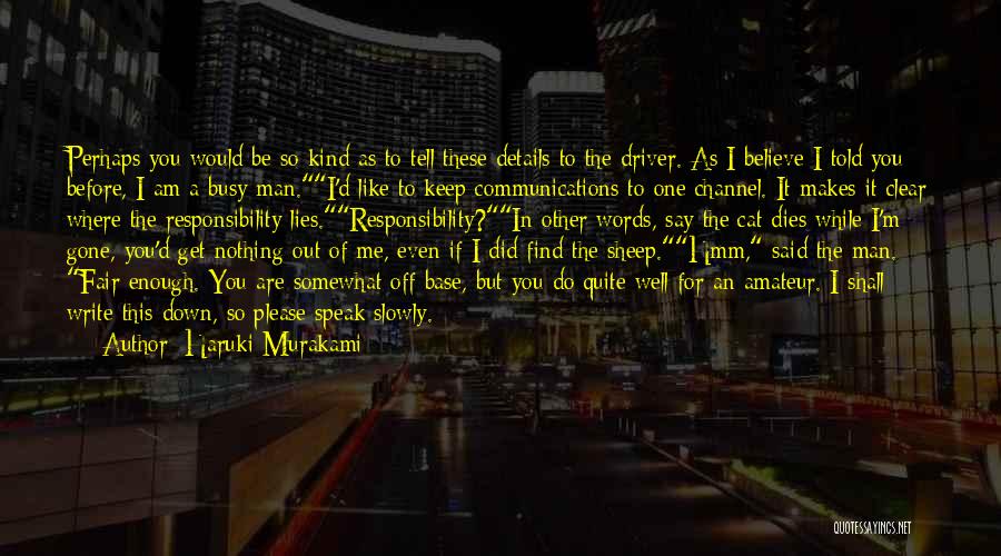 Sass Quotes By Haruki Murakami