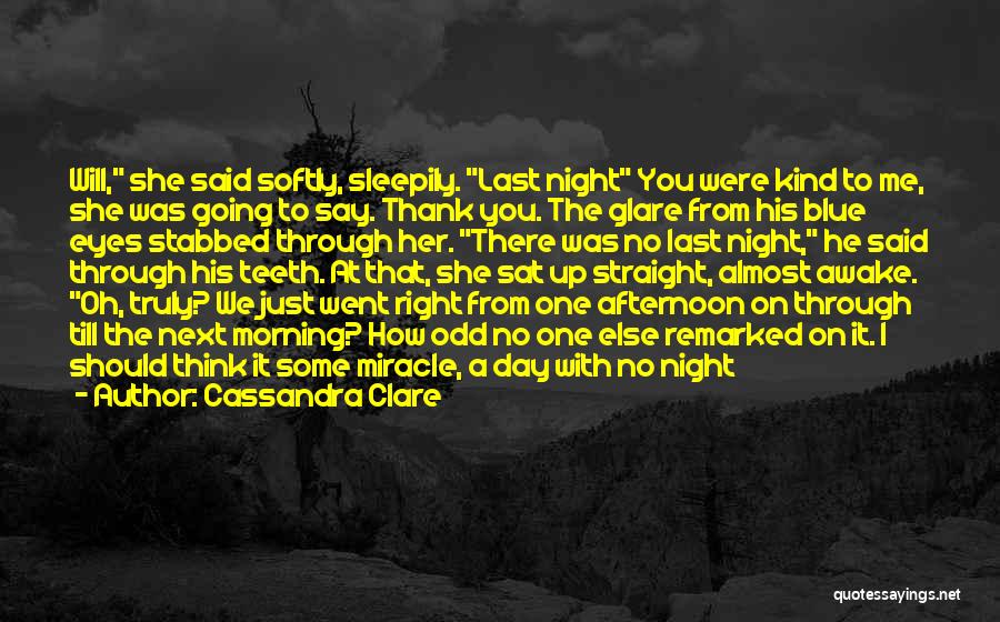 Sat Night Quotes By Cassandra Clare