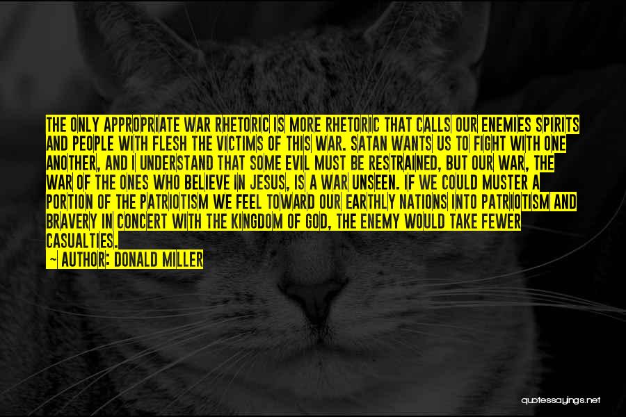 Satan And God Quotes By Donald Miller
