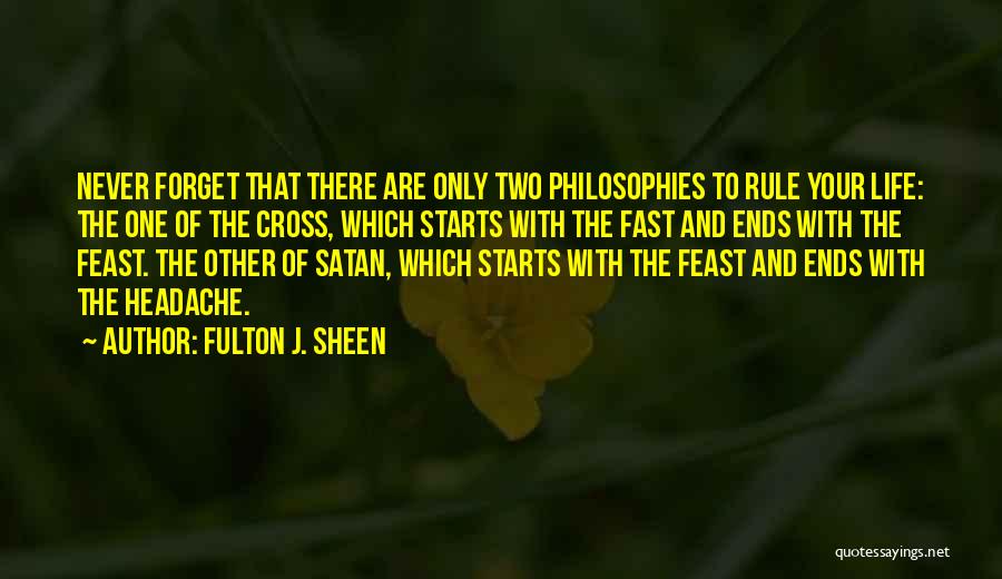 Satan And God Quotes By Fulton J. Sheen