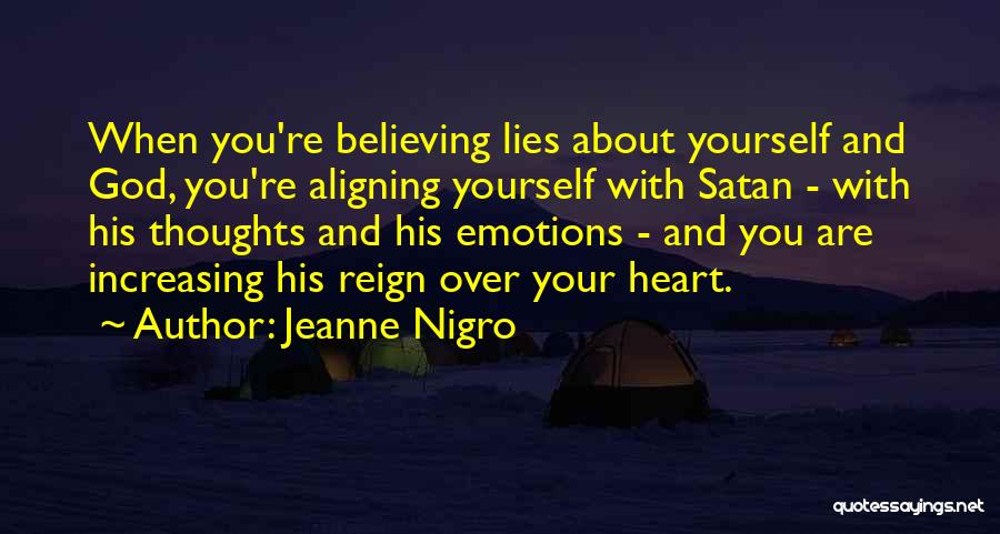 Satan And God Quotes By Jeanne Nigro