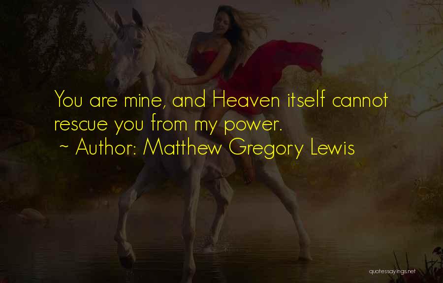 Satan And Hell Quotes By Matthew Gregory Lewis