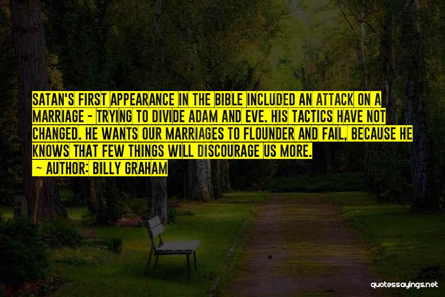 Satan From The Bible Quotes By Billy Graham