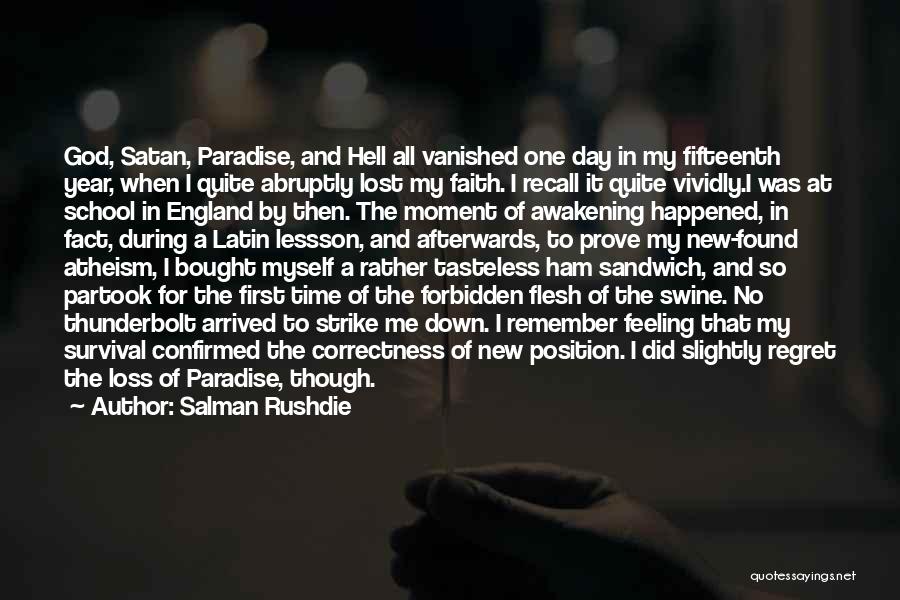 Satan In Paradise Lost Quotes By Salman Rushdie