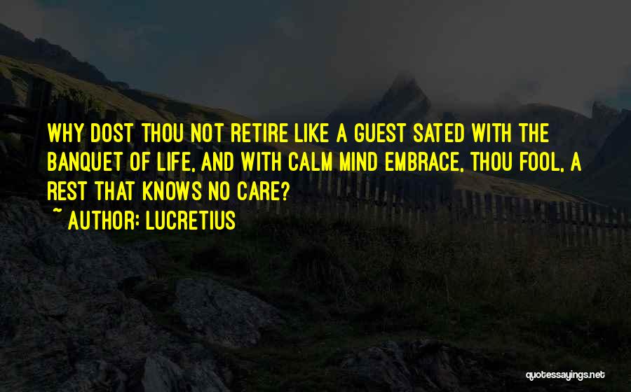 Sated Quotes By Lucretius