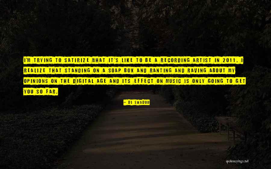 Satirize Quotes By DJ Shadow Satirize Quotes By DJ Shadow