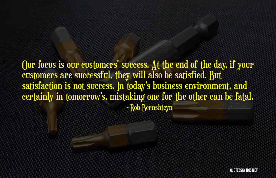 Satisfaction And Success Quotes By Rob Bernshteyn