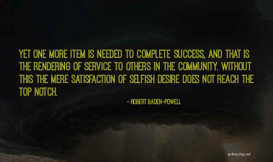 Satisfaction And Success Quotes By Robert Baden-Powell