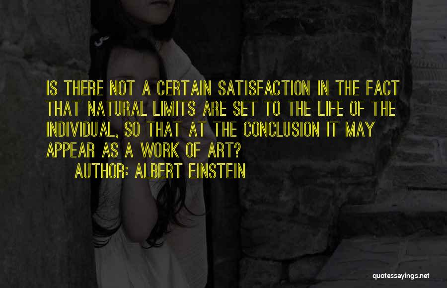 Satisfaction In Work Quotes By Albert Einstein