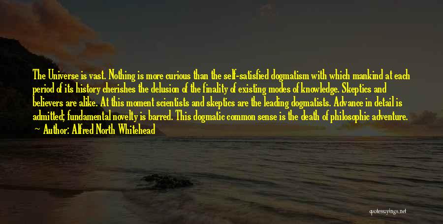 Satisfied Quotes By Alfred North Whitehead