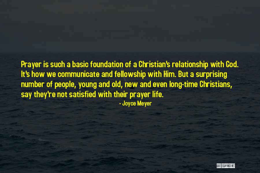 Satisfied Relationship Quotes By Joyce Meyer