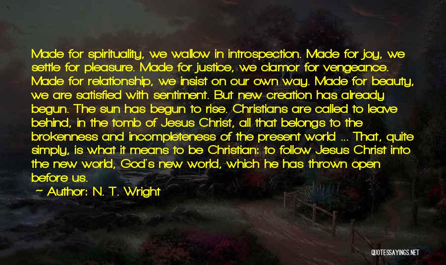 Satisfied Relationship Quotes By N. T. Wright